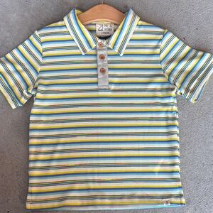 Colorful Striped Kids Polo Shirt